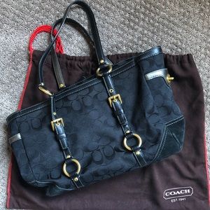Coach black handbag
